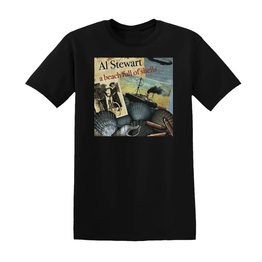 Al Stewart - A Beach Full Of Shells Album Cover T-Shirt