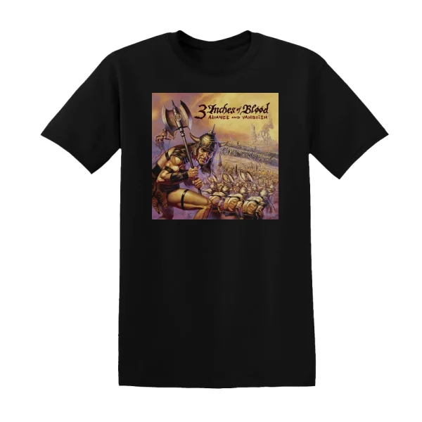 3 Inches of Blood - Advance And Vanquish Album Cover T-Shirt