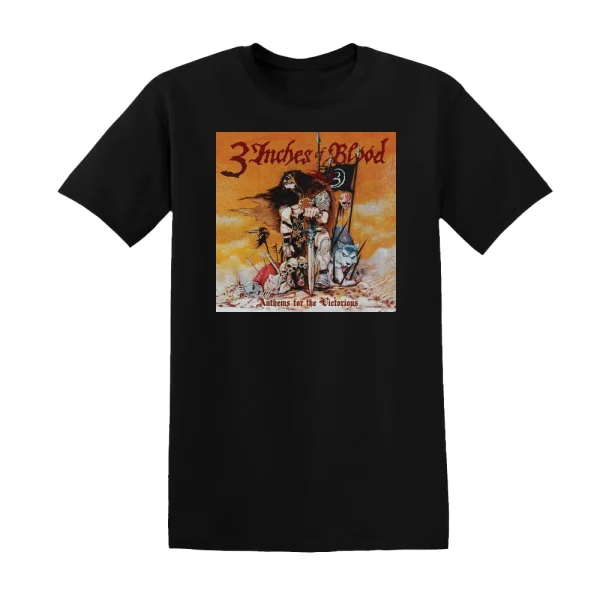 3 Inches of Blood - Anthems For The Victorious Album Cover T-Shirt