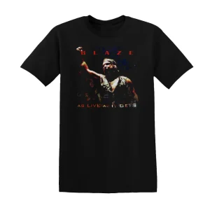 B L A Z E - As Live As It Gets Album Cover T-Shirt
