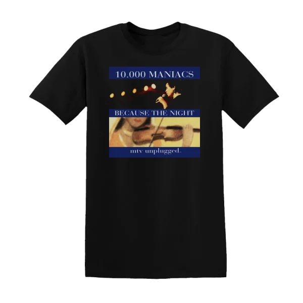 10000 Maniacs - Because The Night Album Cover T-Shirt