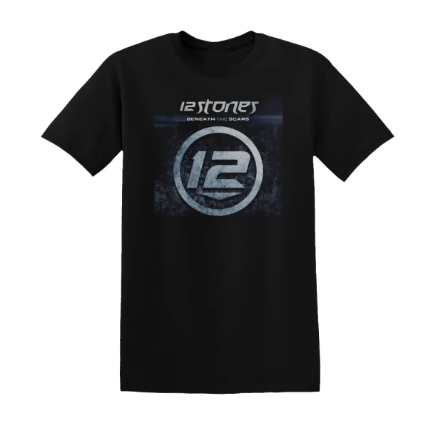 12 Stones - Beneath The Scars Album Cover T-Shirt