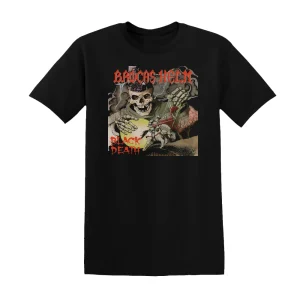 Brocas Helm - Black Death Album Cover T-Shirt