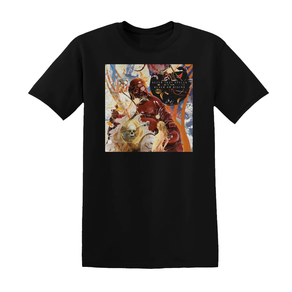 Seven That Spells - Black Om Rising Album Cover T-Shirt