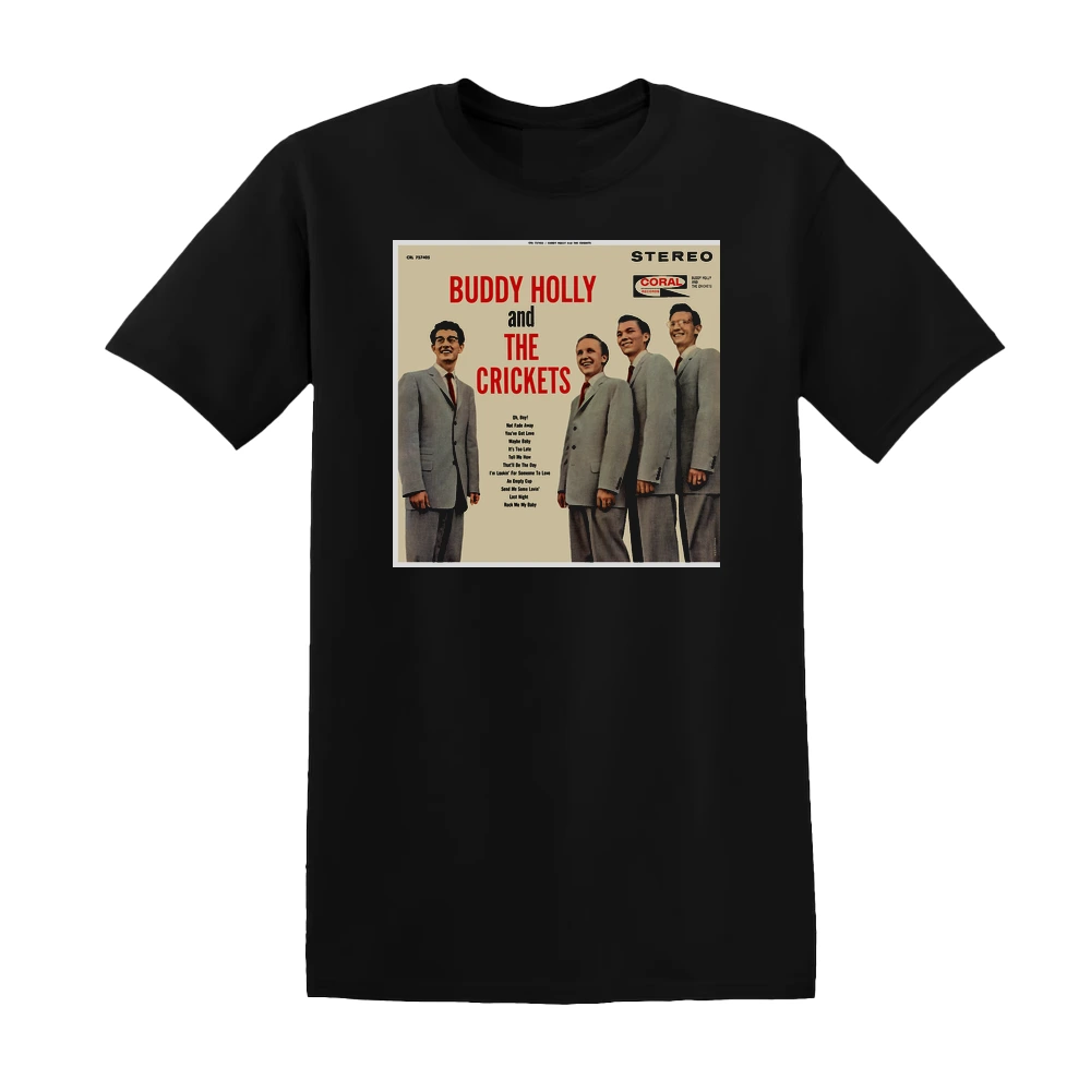 The Crickets - Buddy Holly And The Crickets Album Cover T-Shirt