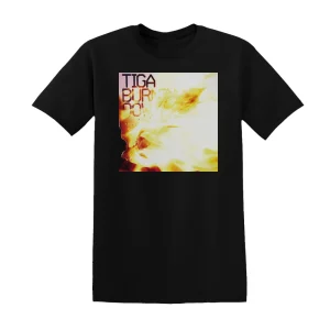 Tiga - Burning Down Album Cover T-Shirt
