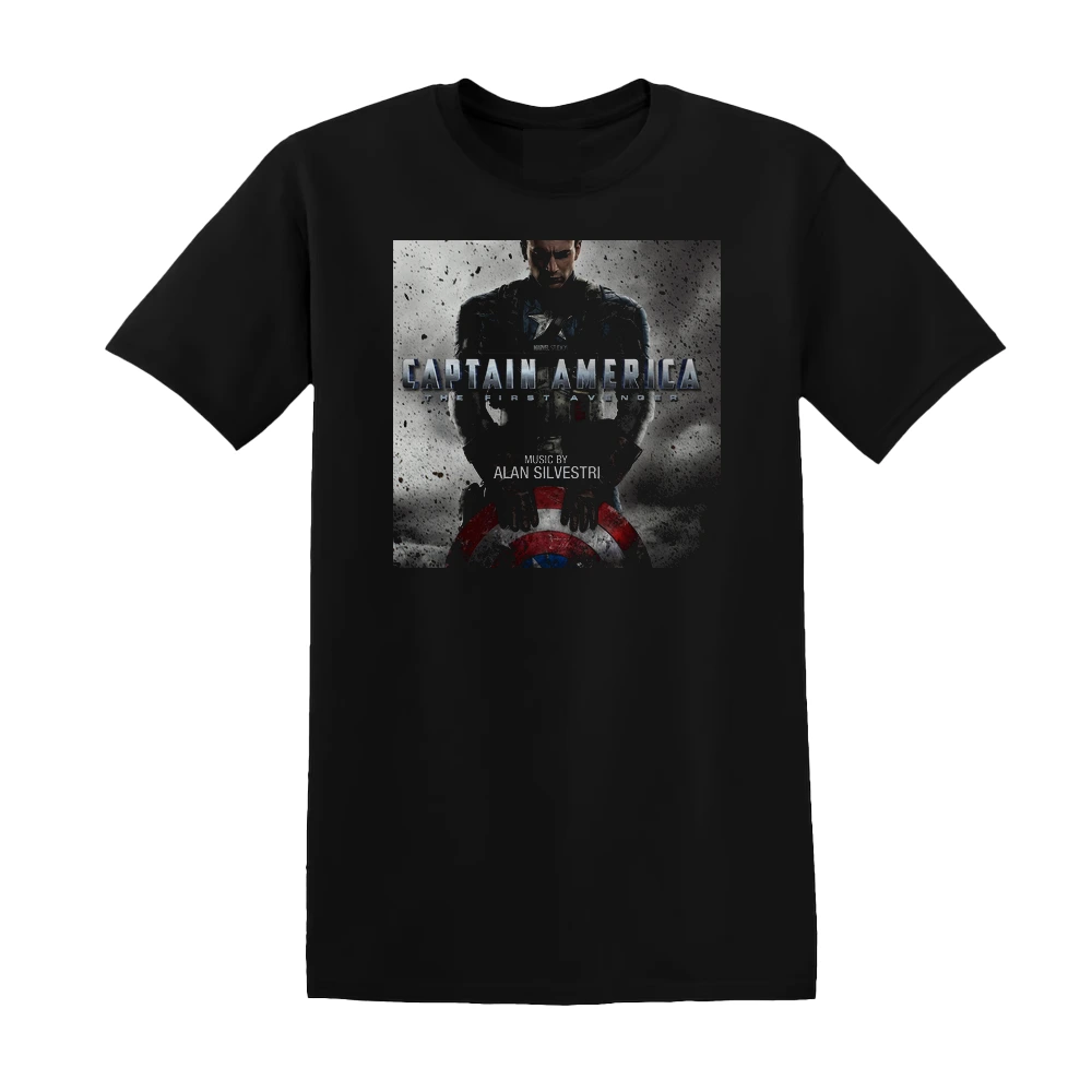 Alan Silvestri - Captain America The First Avenger Album Cover T-Shirt