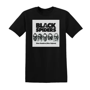 Black Spiders - Cinco Hombres Diez Cojones Album Cover T-Shirt
