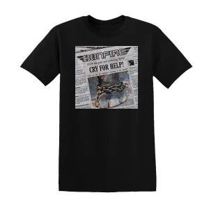 Bonfire - Cry For Help Album Cover T-Shirt