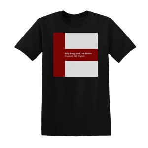 Billy Bragg and The Blokes - England Half English Album Cover T-Shirt