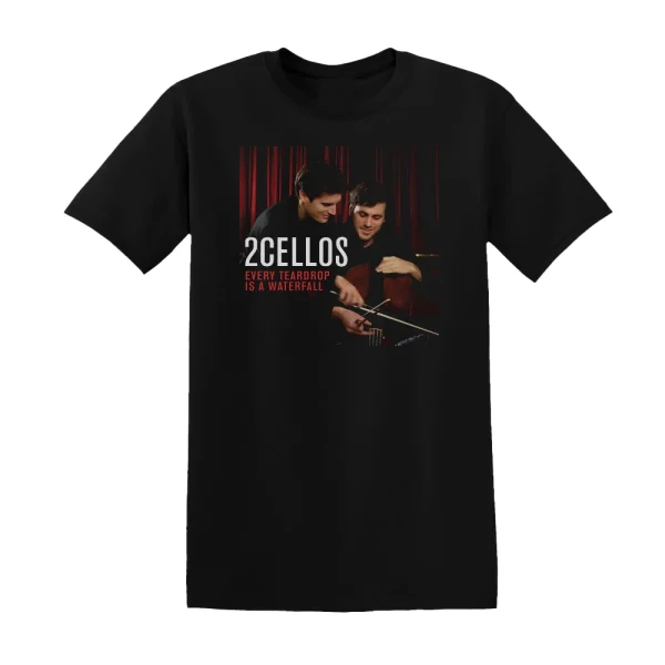 2Cellos - Every Teardrop Is A Waterfall Album Cover T-Shirt