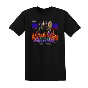 Steel Panther - Feel The Steel Album Cover T-Shirt