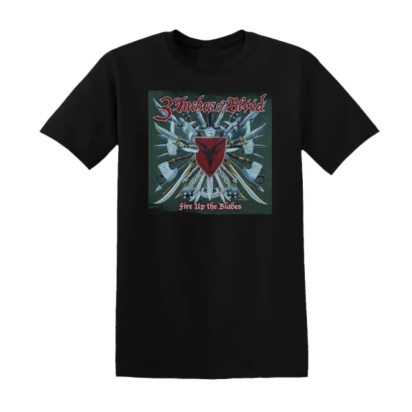 3 Inches of Blood - Fire Up The Blades Album Cover T-Shirt