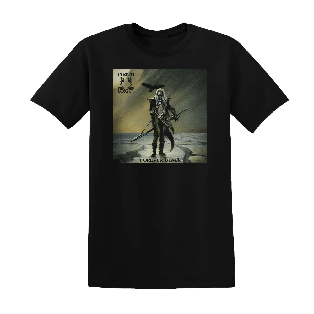 Cirith Ungol - Forever Black Album Cover T-Shirt