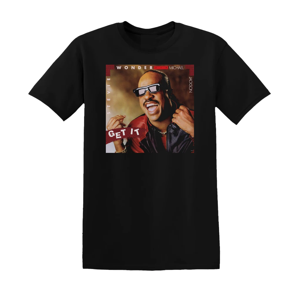 Stevie Wonder - Get It Album Cover T-Shirt