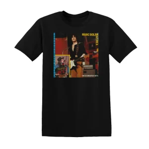 T. Rex - Giants Of Glam Rock   The 16 Greatest Hits 2 Album Cover T-Shirt