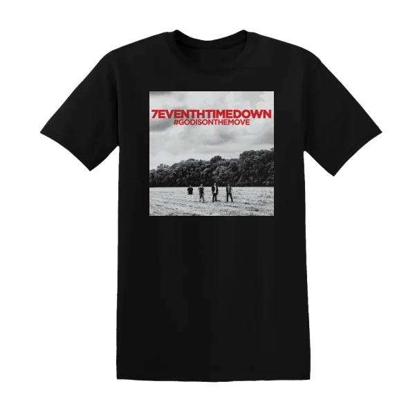 7eventh Time Down - Godisonthemove Album Cover T-Shirt
