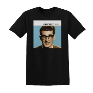 Buddy Holly - Gold Album Cover T-Shirt