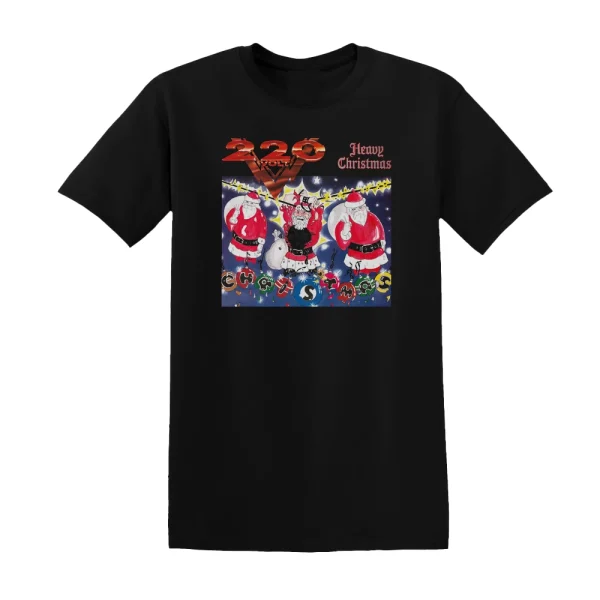 220 Volt - Heavy Christmas Album Cover T-Shirt