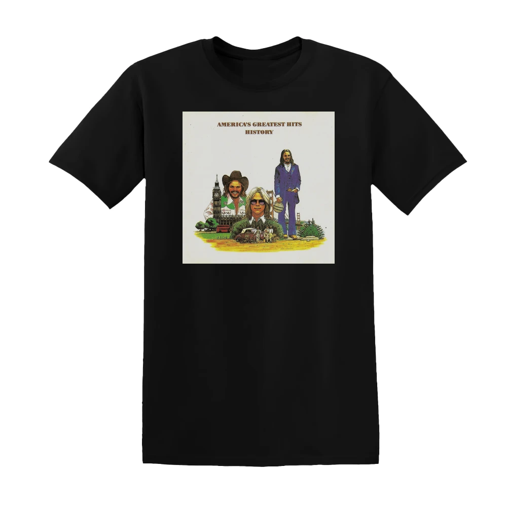 America - History Americas Greatest Hits Album Cover T-Shirt
