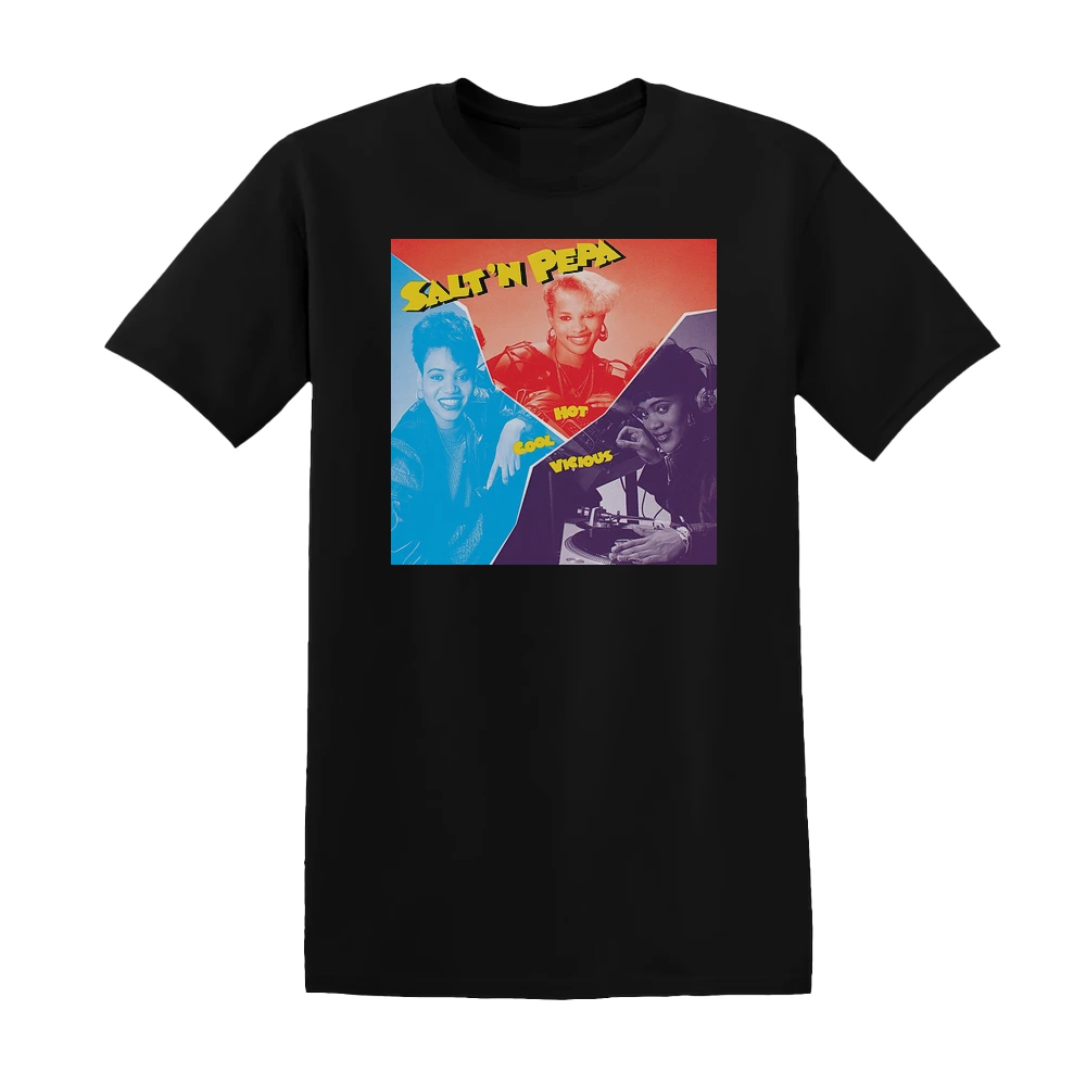 Salt-N-Pepa - Hot Cool Vicious Album Cover T-Shirt