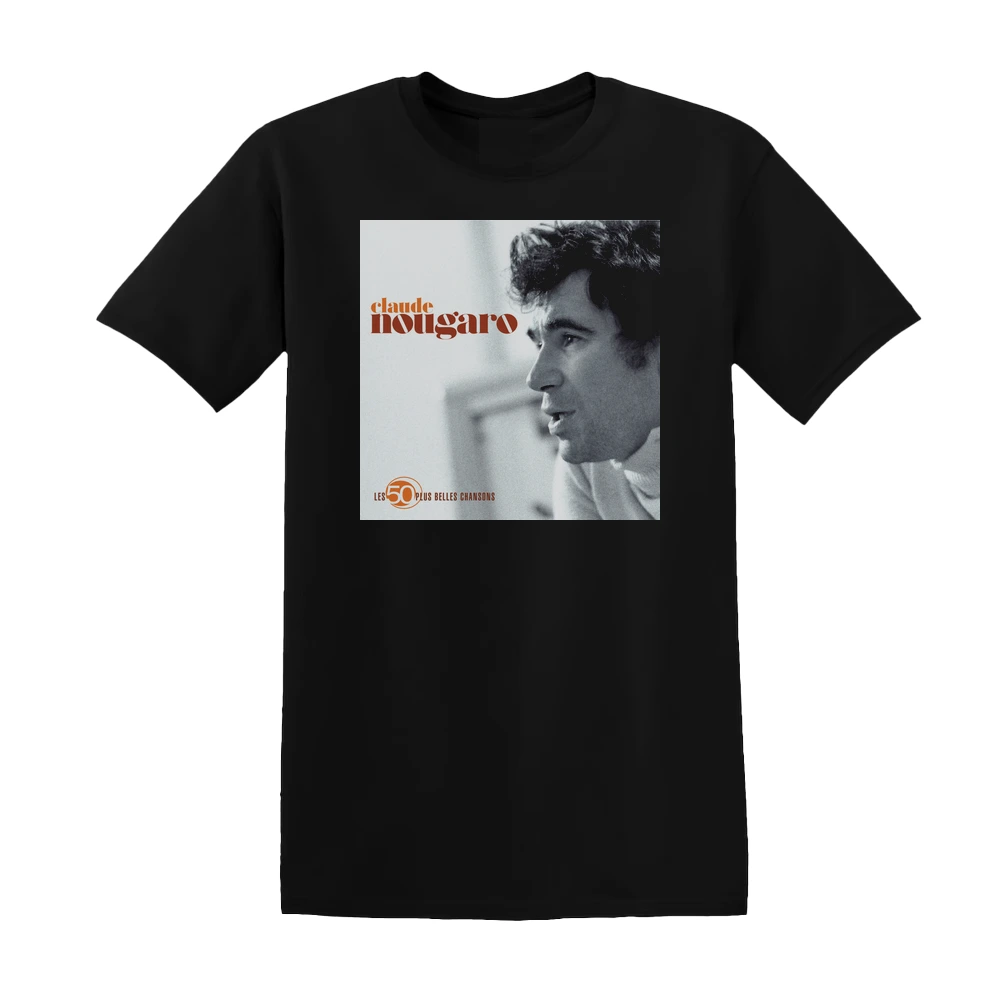 Claude Nougaro - Les 50 Plus Belles Chansons Album Cover T-Shirt