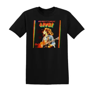 Bob Marley & The Wailers - Live Album Cover T-Shirt
