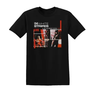 The White Stripes - Live At The Glastonbury Festival Album Cover T-Shirt