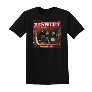 Sweet - Live In Denmark 1976 Album Cover T-Shirt