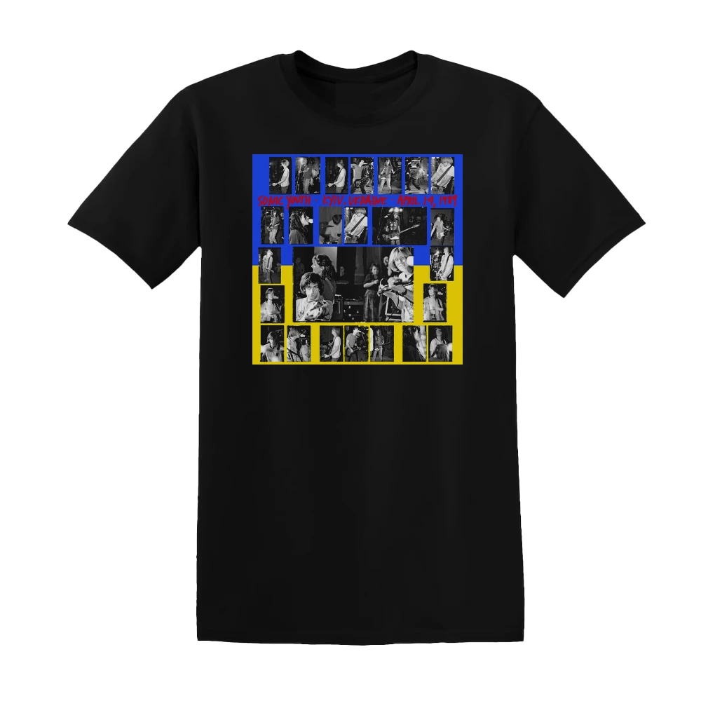 Sonic Youth - Live In Kyiv Ukraine 1989 1 Album Cover T-Shirt