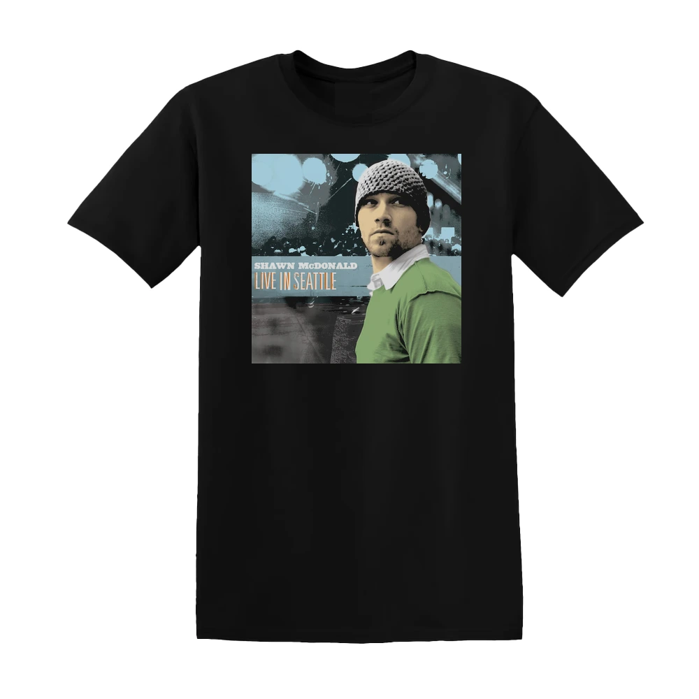 Shawn McDonald - Live In Seattle Album Cover T-Shirt