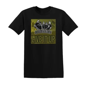 Booze & Glory - Live It Up Album Cover T-Shirt