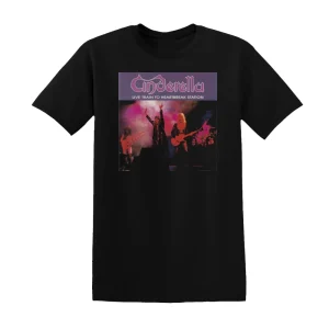 Cinderella - Live Train To Heartbreak Station Album Cover T-Shirt