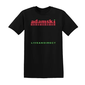 Adamski - Liveandirect Album Cover T-Shirt