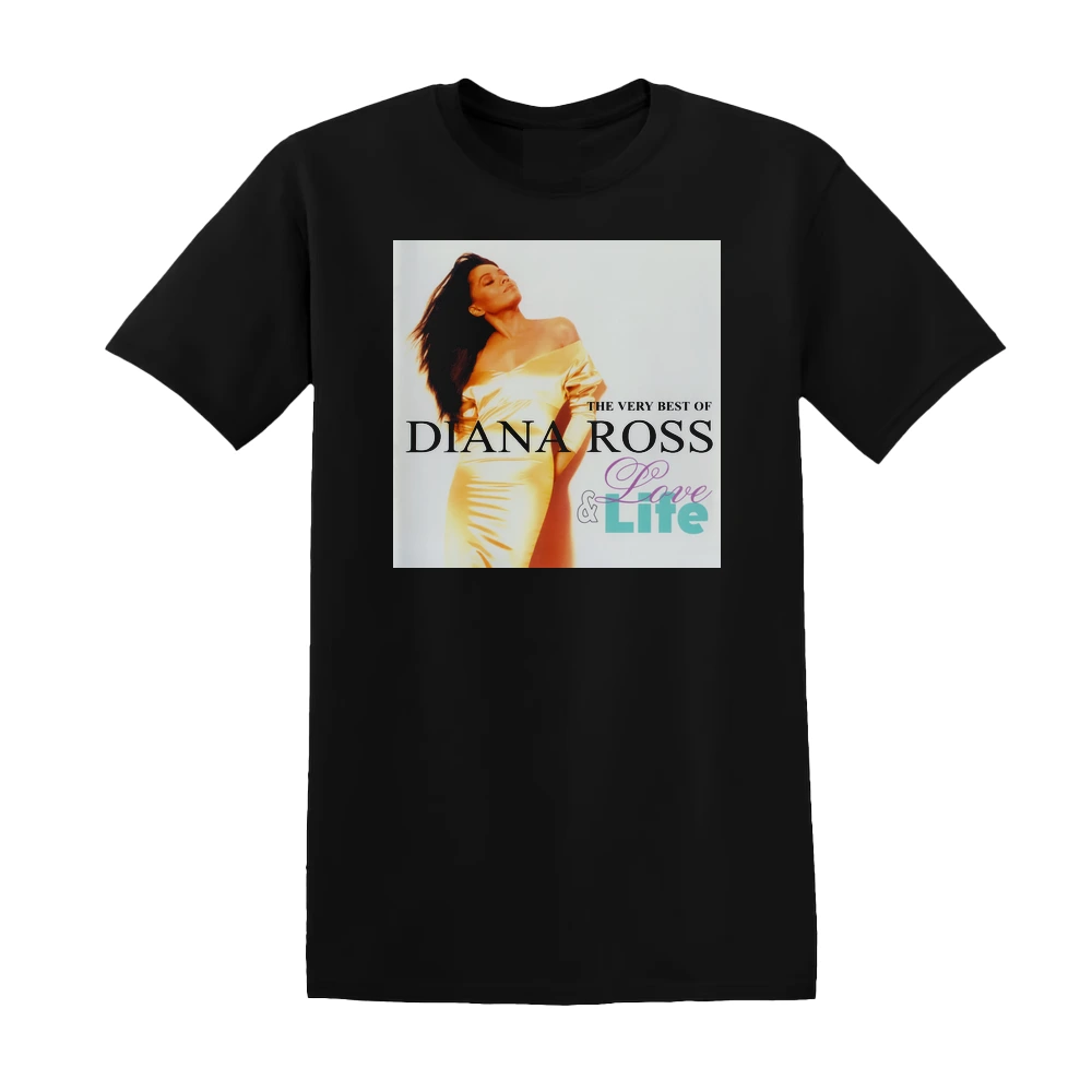 Diana Ross - Love Life The Very Best Of Diana Ross Album Cover T-Shirt