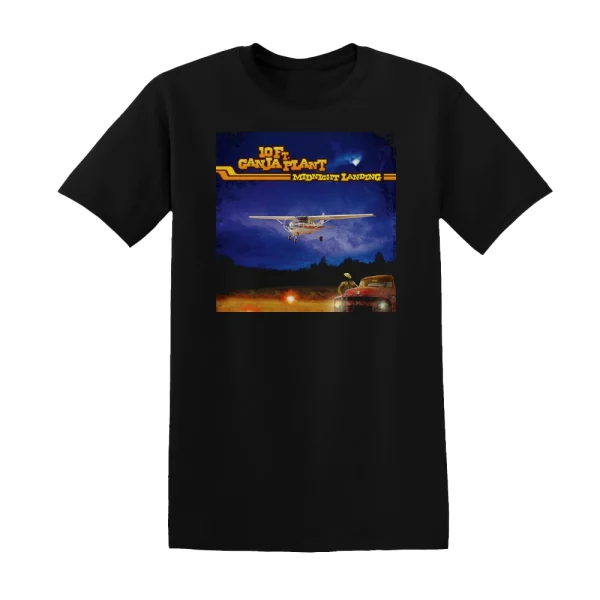 10 Ft Ganja Plant - Midnight Landing Album Cover T-Shirt