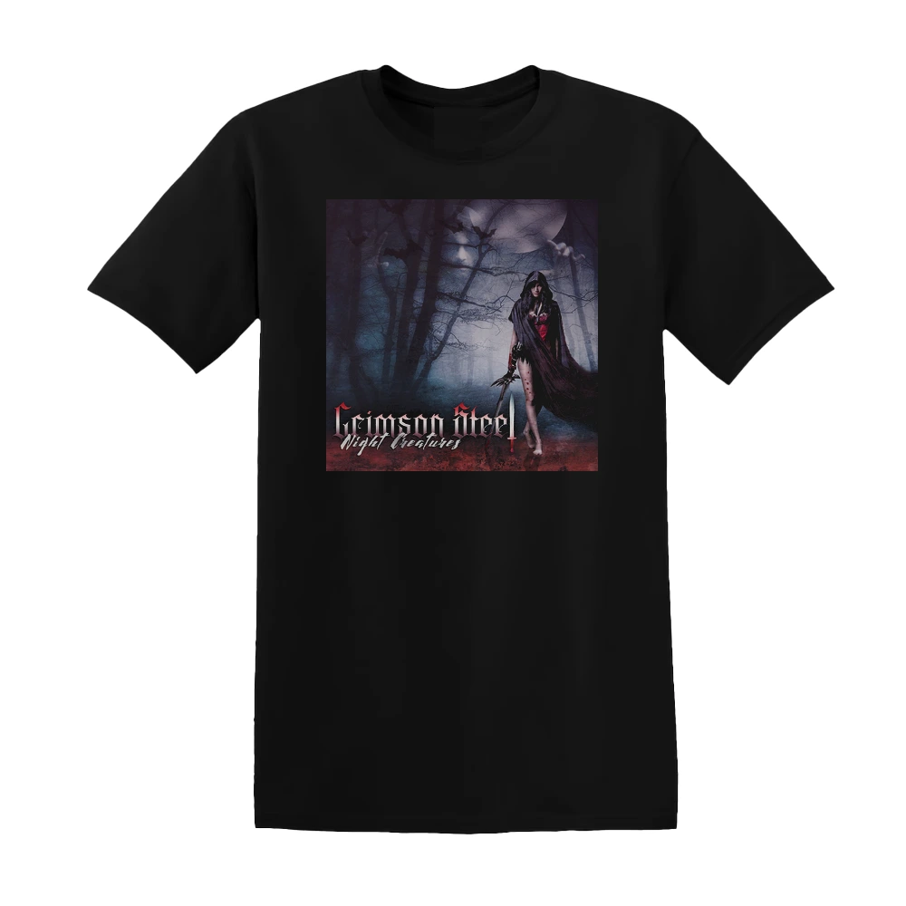 Crimson Steel - Night Creatures Album Cover T-Shirt