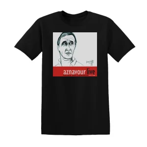 Charles Aznavour - Palais Des Congrs 9798 Album Cover T-Shirt