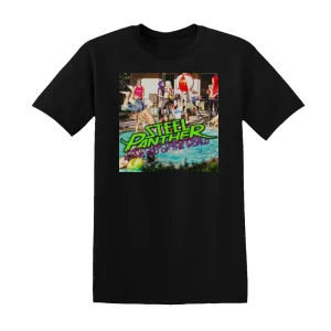 Steel Panther - Party Like Tomorrow Is The End Of The World Album Cover T-Shirt