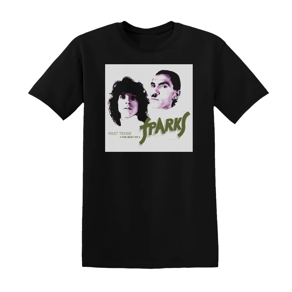 Sparks - Past Tense The Best Of Sparks Album Cover T-Shirt