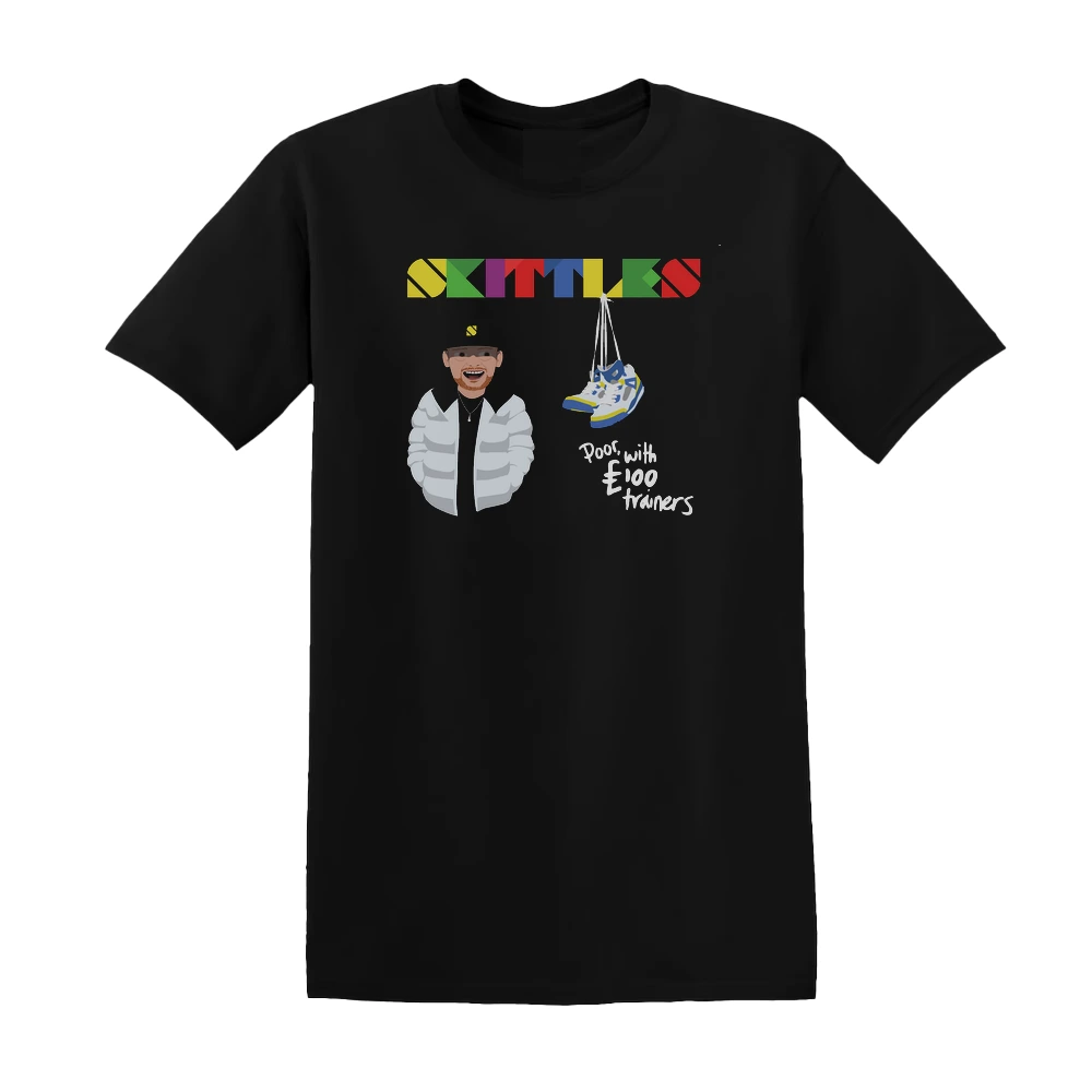 Skittles - Poor With 100 Trainers Album Cover T-Shirt