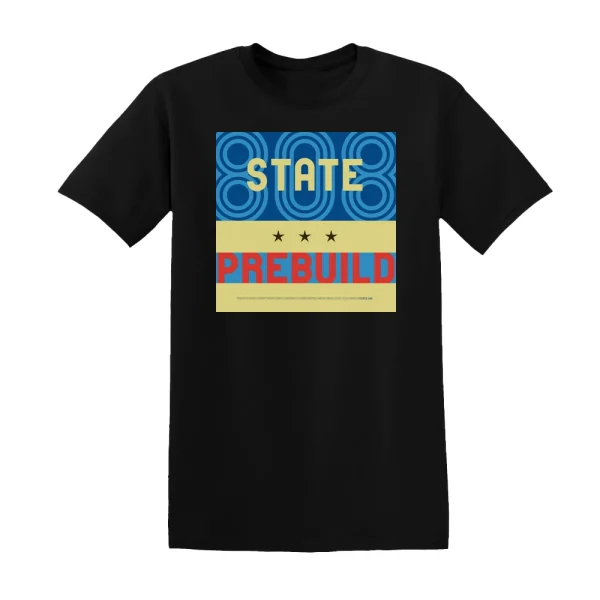 808 State - Prebuild Album Cover T-Shirt