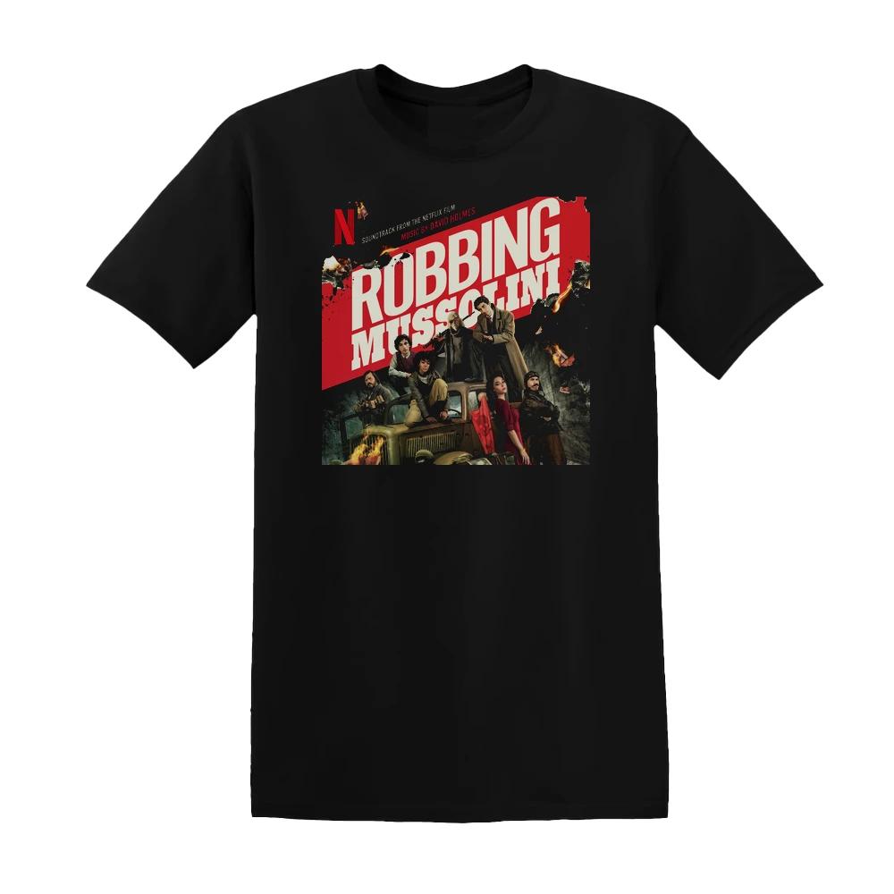 David Holmes - Robbing Mussolini Soundtrack From The Netflix Film Album Cover T-Shirt
