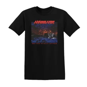 Annihilator - Set The World On Fire 2 Album Cover T-Shirt