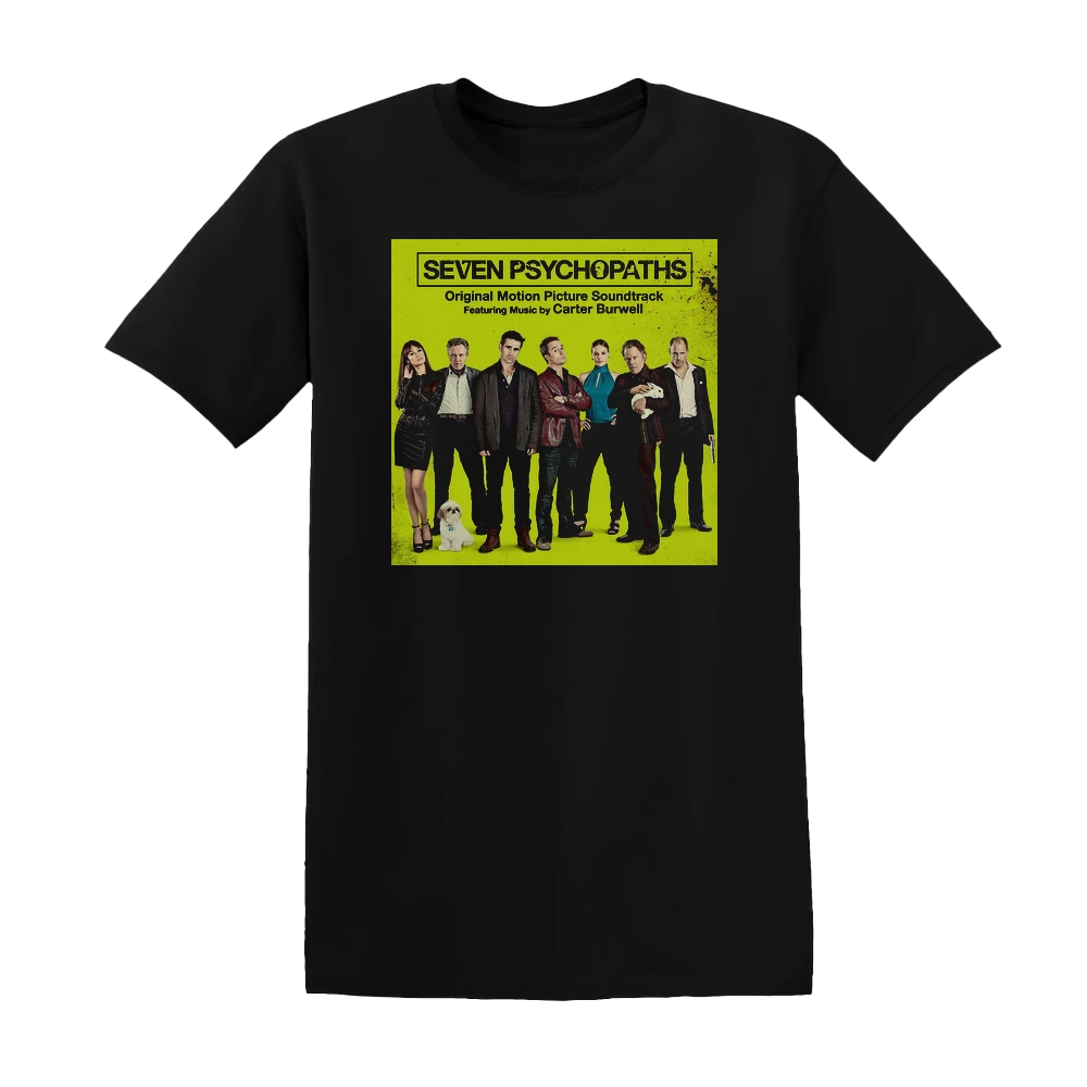 Carter Burwell - Seven Psychopaths Album Cover T-Shirt