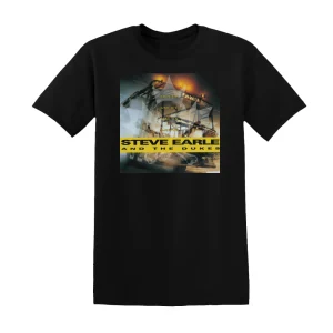 Steve Earle & The Dukes - Shut Up And Die Like An Aviator Album Cover T-Shirt