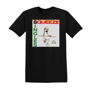 Squeeze - Singles 45S And Under Album Cover T-Shirt
