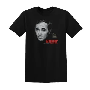 Charles Aznavour - Sings In English   Greatest Hits Album Cover T-Shirt