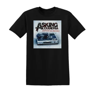 Asking Alexandria - Stepped Up And Scratched Album Cover T-Shirt