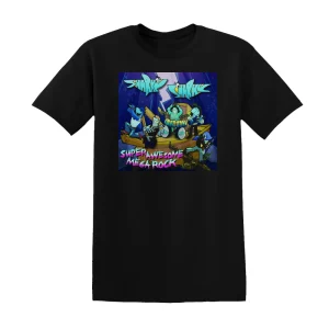 Sharky Sharky - Super Awesome Mega Rock Album Cover T-Shirt
